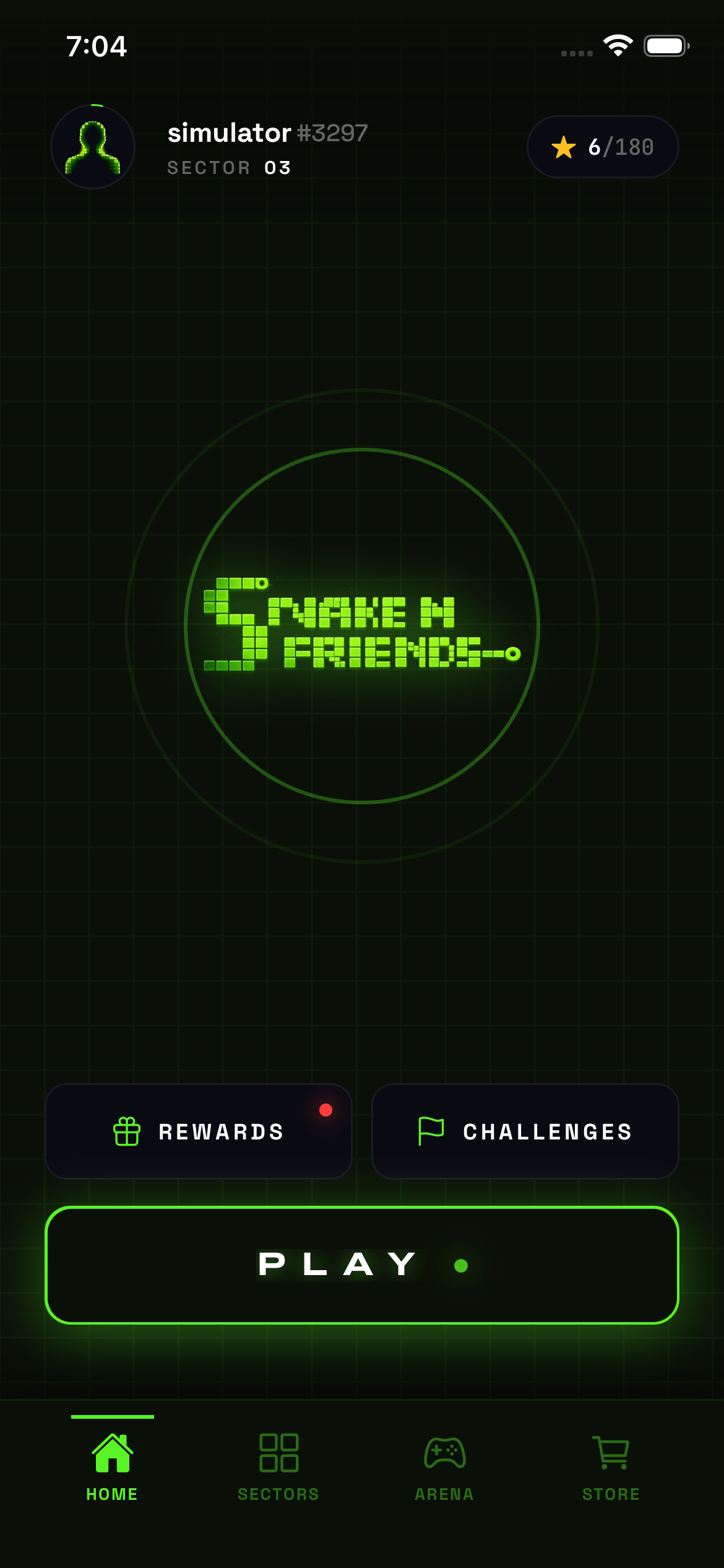 Snake N Friends home screen